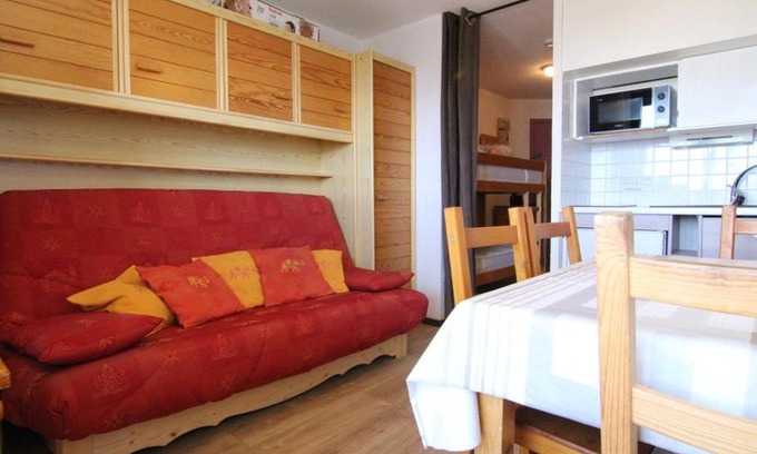 Eclose-Est Apartamento | Studio confortable pour 4 personnes à L'Alpe d'Huez avec balcon, proche commerces et pistes - FR-1-405-32