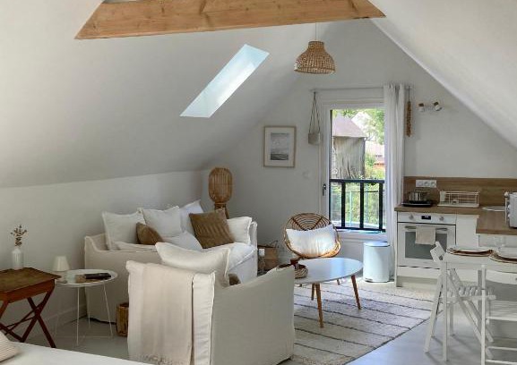 Lancieux Apartamento | Studio cosy avec coin jardin