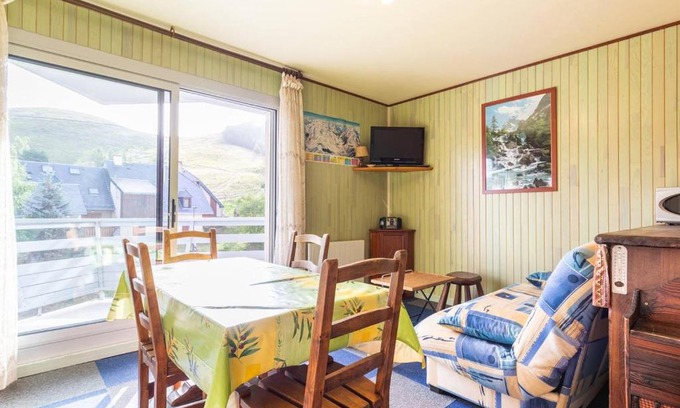 Loudervielle Apartamento | Studio cosy pour 4 à Peyragudes proche des commerces - FR-1-695-39