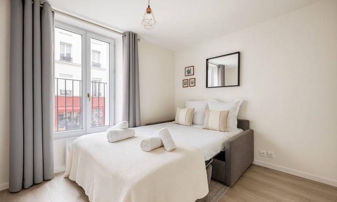 Combat Apartamento | Studio cosy proche des Buttes-Chaumont