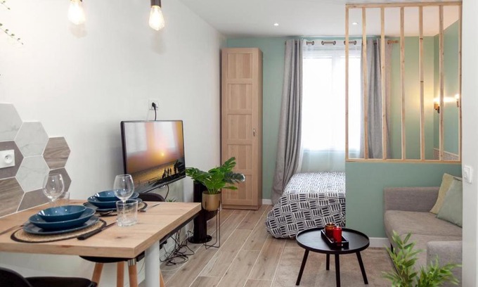 Le Pre-Saint-Gervais Apartamento | Studio cozy, proche paris