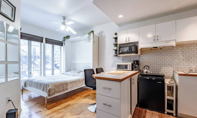 Maisonneuve Apartamento | Studio COZY/Rue Ste-Catherine