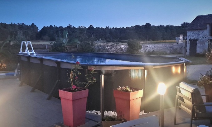 Rilly-sur-Vienne Apartamento | Studio Dans Ancienne Ferme au Calme au Milieu des Champs et Forêts