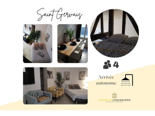 Coteaux Ouest Apartamento | Studio de charme 4 pers Rouen Centre Saint Gervais