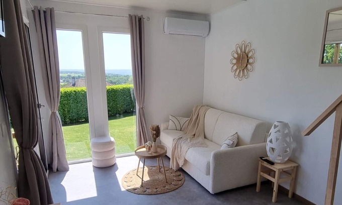 Gouy Apartamento | Studio de Jardin Chic et Cosy, Idéal Pour L'armada