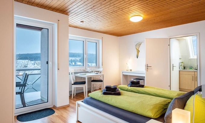 Schoenwald Apartamento | Apartamento tipo estudio 'Schwarzwaldblick F App 6 con piscina' y Wi-Fi
