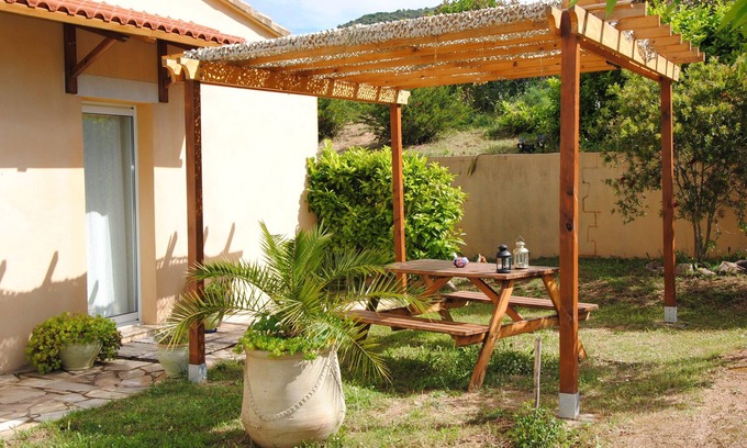 Alata Apartamento | Estudio ds Villa en La Campagne av Terrasse, tranquilo en ALATA