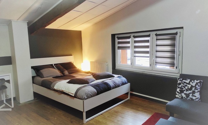 Lempdes Apartamento | Studio Duplex Avec Terrasse Ombragée