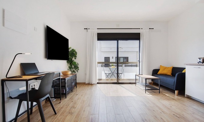 Gran Tarajal Apartamento | Apartamento vacacional "Erbania" con balcón y Wi-Fi