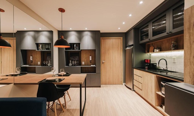 Sao Goncalo Apartamento | Studio Estiloso - Garagem Grátis - ao lado do Shopping Pelotas