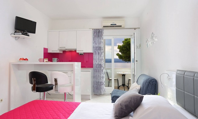 Medici Apartamento | Apartamento-estudio en la playa Medici, Omis (AS-1047-b)