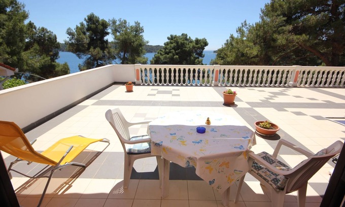 Cove Murtar Apartamento | Apartamento-estudio con terraza y vista al mar Mali Losinj, Losinj (AS-2489-a)