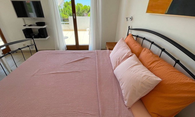 Povljana Apartamento | Apartamento-estudio con terraza y vista al mar Povljana, Pag (AS-21144-a)
