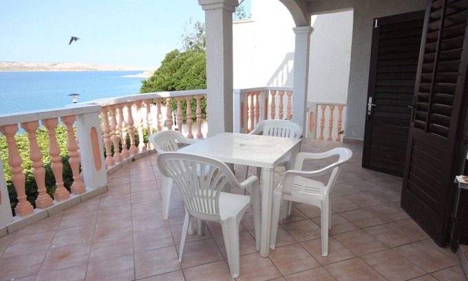 Zubovici Apartamento | Apartamento-estudio con terraza y vista al mar Zubovici, Pag (AS-6394-a)