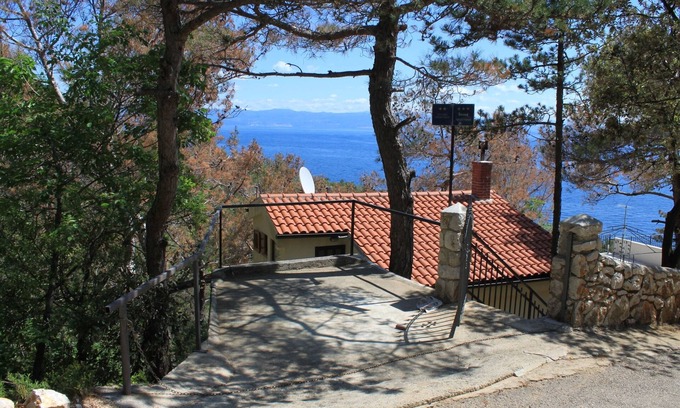 Brsec Apartamento | Apartamento-estudio con una terraza Brsec, Opatija (AS-2359-a)