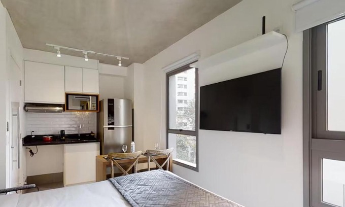 Vila Nova Conceicao Apartamento | Studio funcional Parque Ibirapuera Itaim Bibi