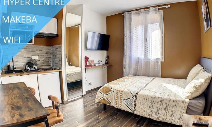 Saint-Acheul Apartamento | STUDIO GARE AMIENS TOUT ÉQUIPÉ NETFLIX WIFI 2PERS