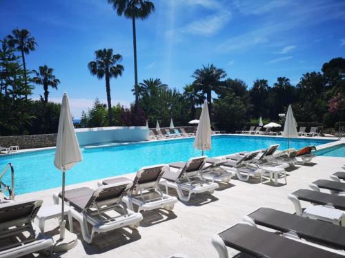 Vallauris Apartamento | Studio golfe-juan piscine plage privée tennis