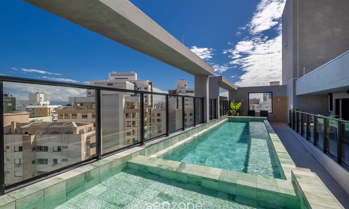Centro Apartamento | Studio in Cond. w/ Pool in Floripa Ogd0401