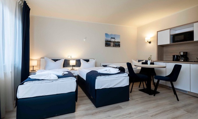 Schrammsche Muhle Apartamento | Studio L - Aparthotel Stralsund
