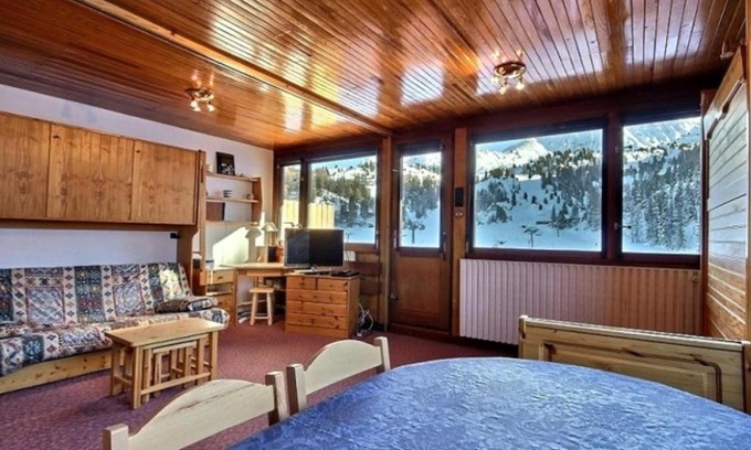 Plagne Centre Apartamento | Studio La Plagne, 1 pièce, 4 personnes - FR-1-455-102