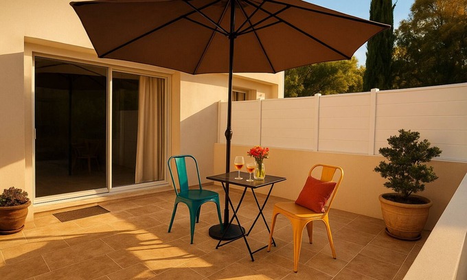 Trans-en-Provence Apartamento | Studio Luna Var near the sea & private terrace