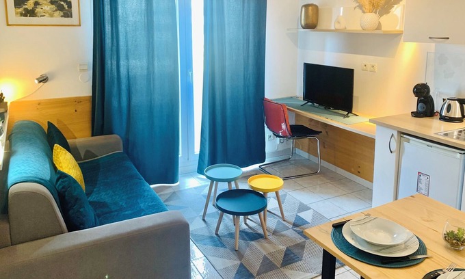 Baille Apartamento | Studio Marseille Delphes - Entrée Autonome