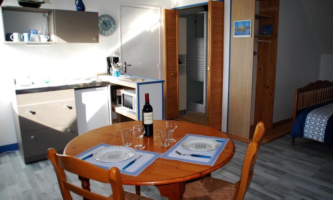 Saint-Romain-de-Colbosc Apartamento | Studio meublé Jacynthe Proche Le Havre - Etretat - Honfleur