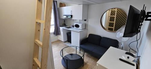Amerique Apartamento | Studio mezzanine proche Zenith - Paris 19 - 2P