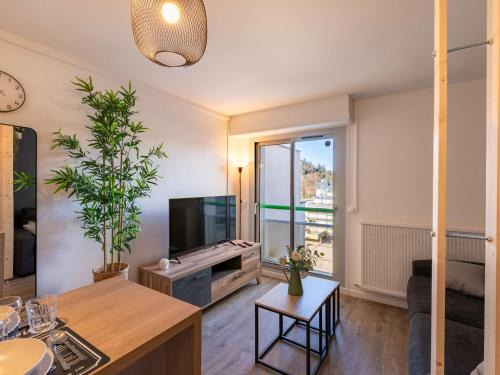Eaux-Bonnes Apartamento | Studio moderne pour 2 personnes avec cuisine équipée et TV à Gourette - FR-1-400-122