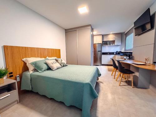 Santa Terezinha Apartamento | Studio Moderno c/Piscina e Garagem