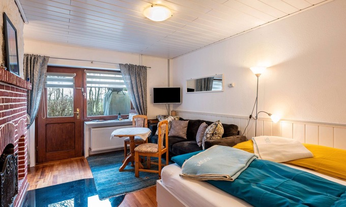 Nordstrand Apartamento | Estudio 'Morgensünn' con terraza privada y jardín compartido