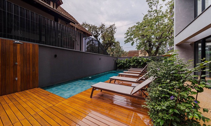 Anita Garibaldi Apartamento | Studio Morse para até 3 pessoas Central