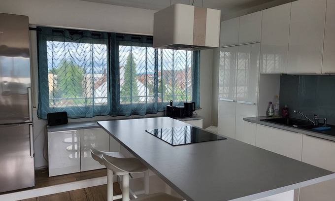 Filderstadt Apartamento | Studio near Stuttgart Airport Trade Fair Center