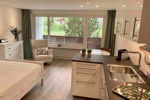 Vals Apartamento | Studio neben Therme für 2 Erwachsene neu renoviert