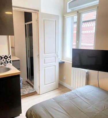 Sainte-Anne - Faubourg Noyon Apartamento | Studio Netflix & Bed