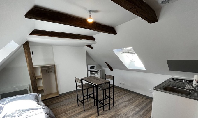 Nord - Gare Apartamento | Studio neuf au centre-ville du Mans