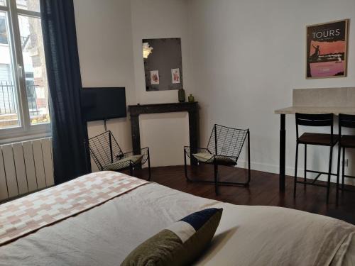 Saint-Avertin Apartamento | Studio neuf, wifi, rack vélo
