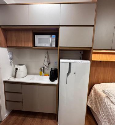 Sao Paulo Apartamento | Studio novo a 10 minutos da estação de metrô e ônibus
