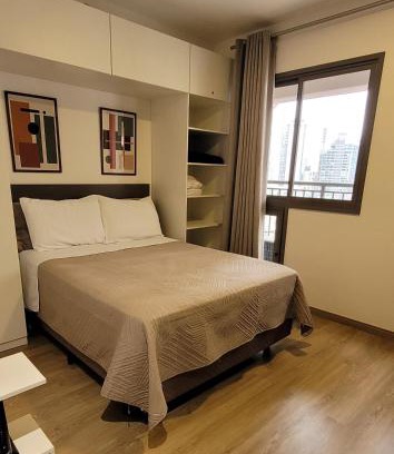 Santo Amaro Apartamento | Studio NOVO, Metro Brooklin