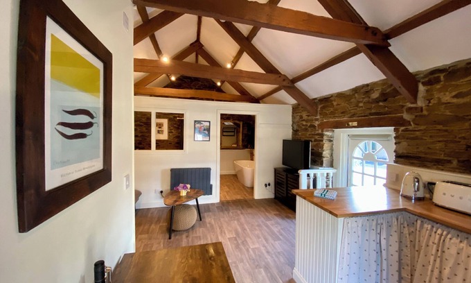 Saltash Apartamento | Studio on hidden Cornish farm