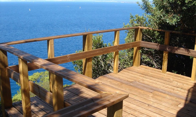 Ile du Levant Apartamento | Estudio en la Ile du Levant - excelente vista al mar