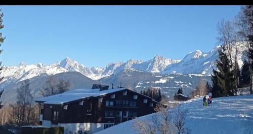 Combloux Apartamento | Studio porte du Mont Blanc Combloux aux pieds des pistes