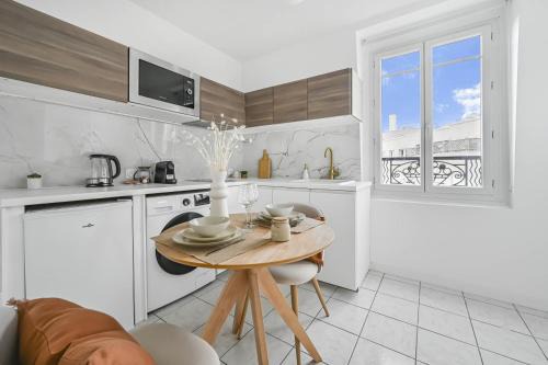 Clichy Apartamento | Studio rénové cosy metro Paris 2pers wifi