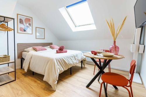 Saint-Quentin Apartamento | Studio Séduisant 2pers wifi gare