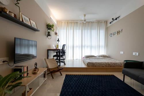 Pashan Apartamento | Studio Sama I Curated Studio Apartment with Sunrise View