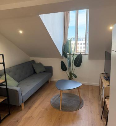 Rives de Meurthe Apartamento | Studio secteur rives de meurthe