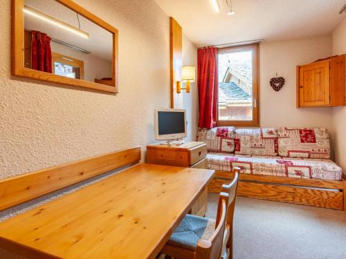 Meribel-Mottaret Apartamento | Studio ski-in/ski-out, balcon, divisible, Laitelet - FR-1-355-26