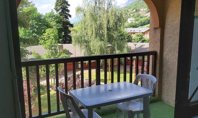 Briancon Apartamento | Studio sur parc, proche centre et télécabine