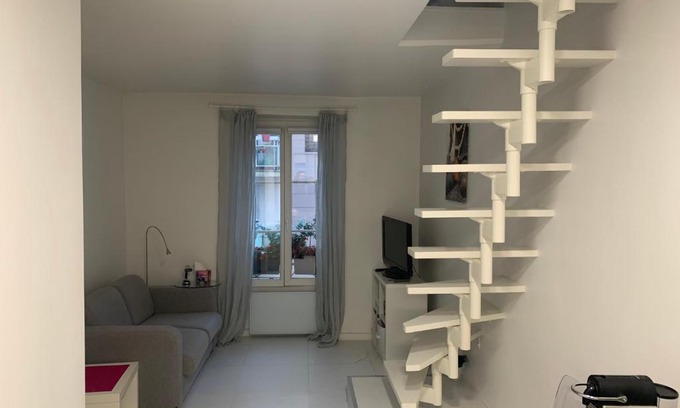 Quartier du Pont-de-Flandre Apartamento | Studio type loft